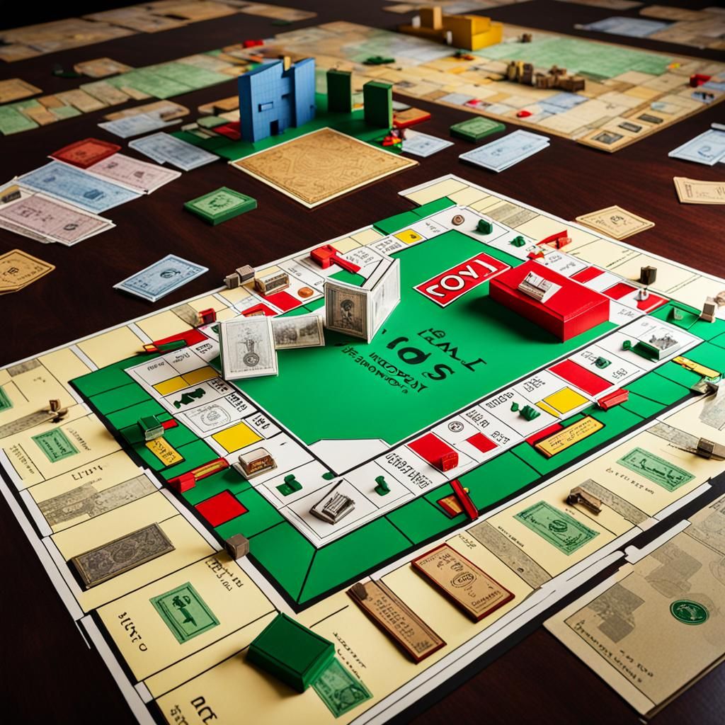 Surreal Real-Life Monopoly Game Board