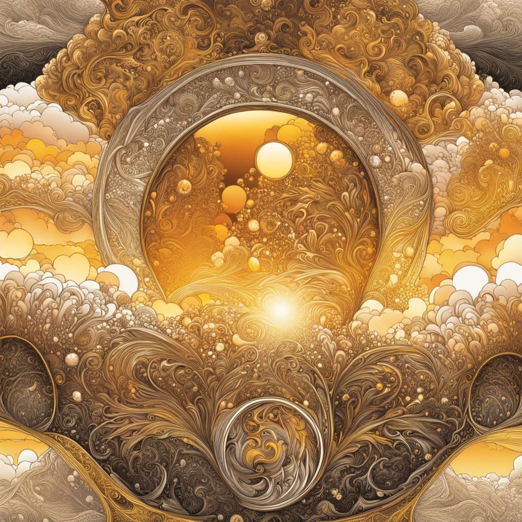 Liquid ink, nickel and amber