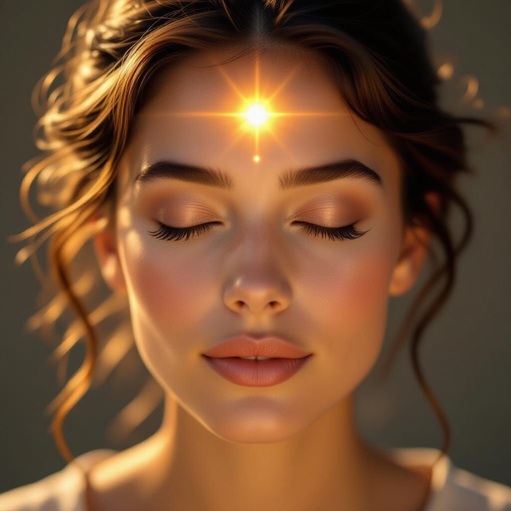 Inner Peace Portrait with Ethereal Light