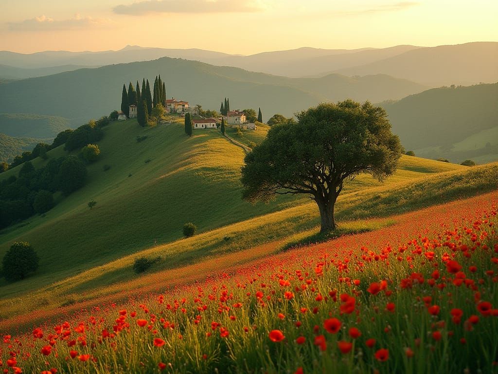 Provence Hillside