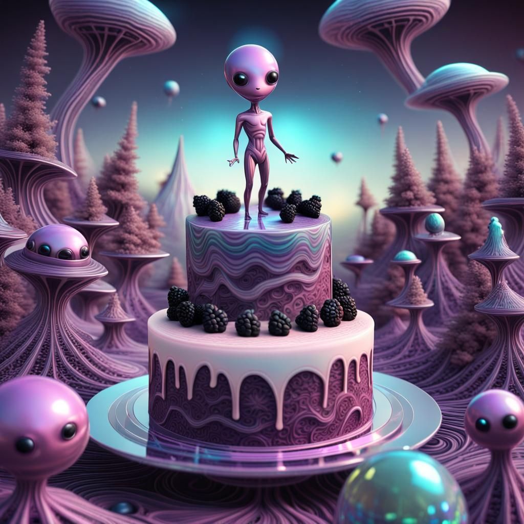 Holographic Birthday Celebration in a 3D Landscape