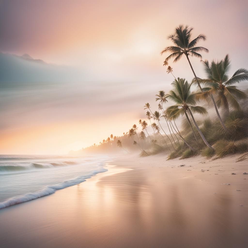Sunrise Paradise, Cinematic Beach Scene