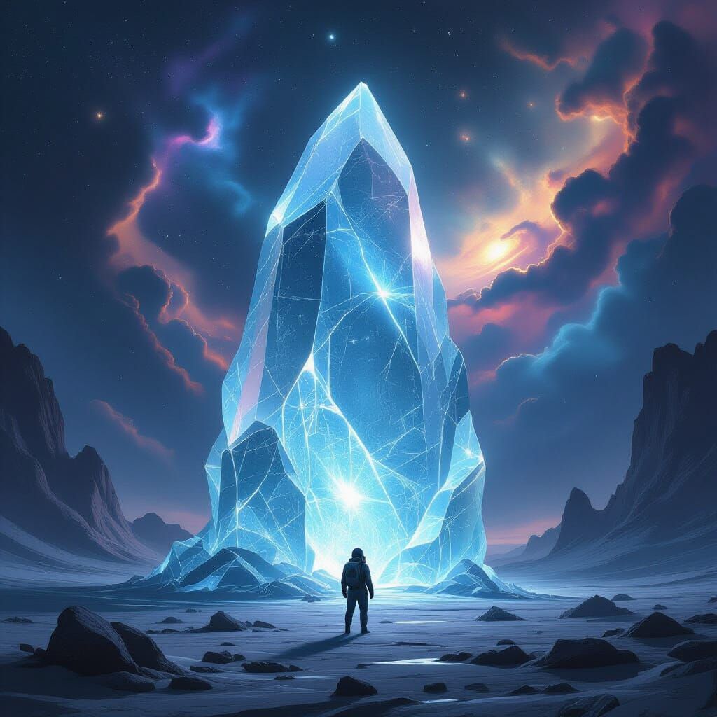 Astronaut Discovers Giant Crystalline Structure on Alien Pla...