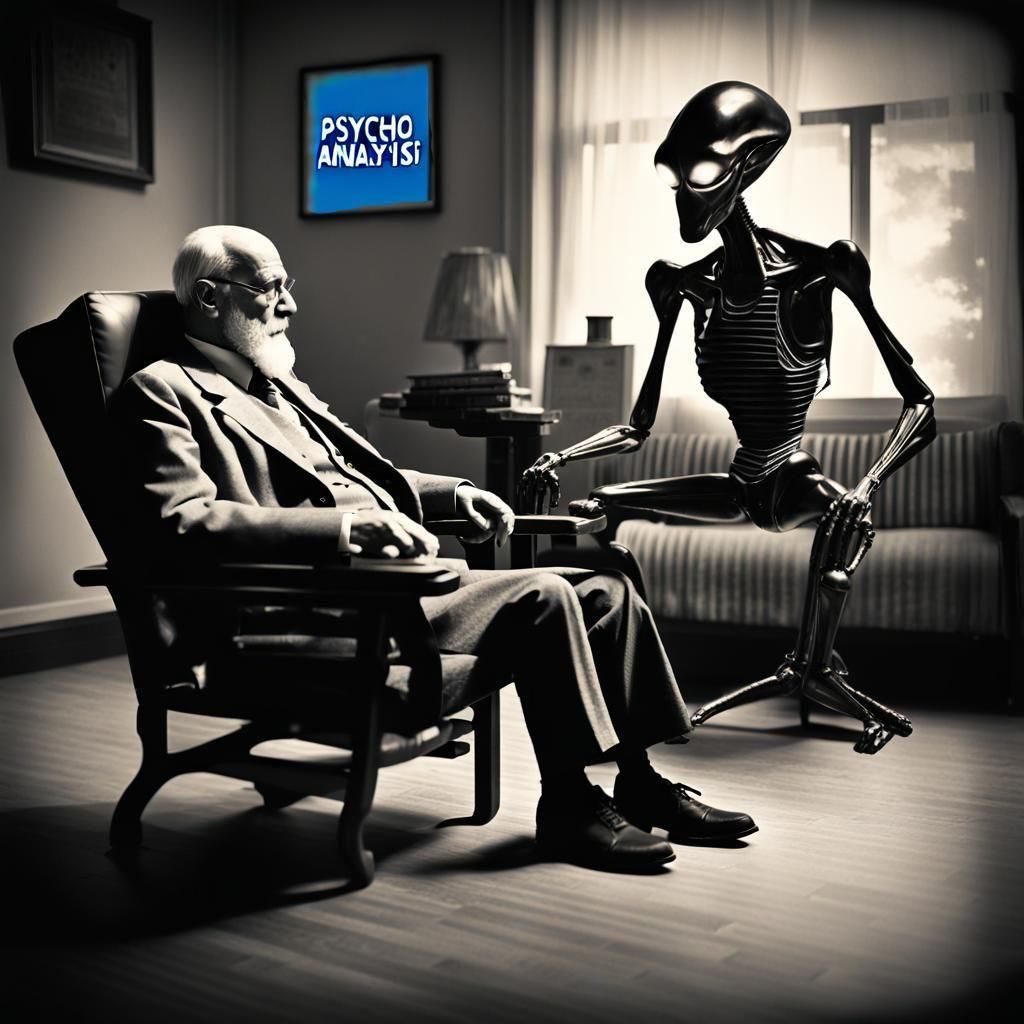 Translucent Figure: Detailed Black and White Photography