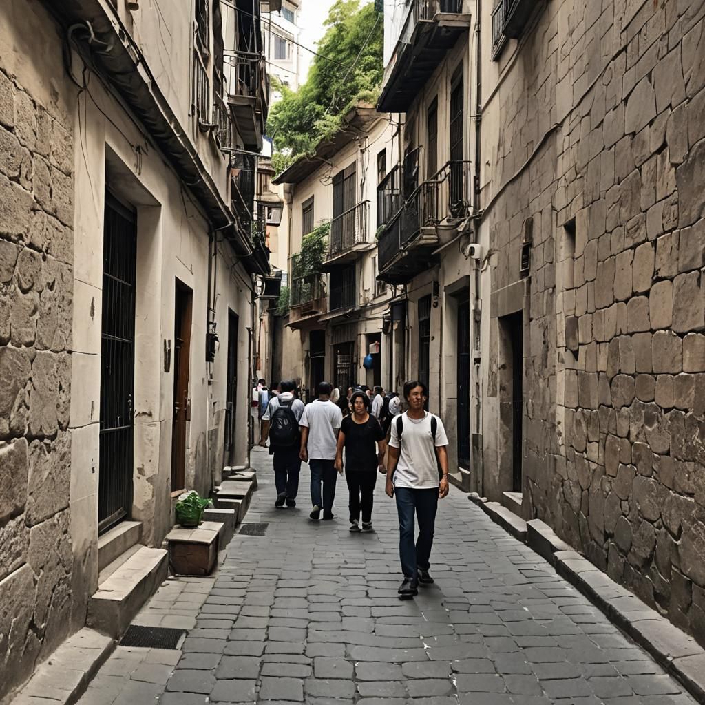 AI Image of 'Pasaje': Abstract Interpretation