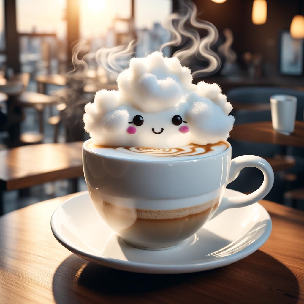 3d latte art