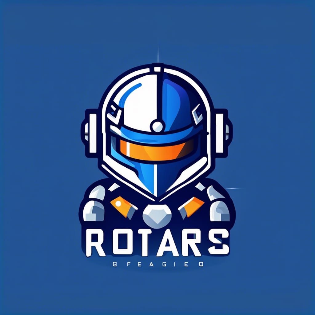 Sleek Knight Helmet Logo for Robotics and Engineering Club