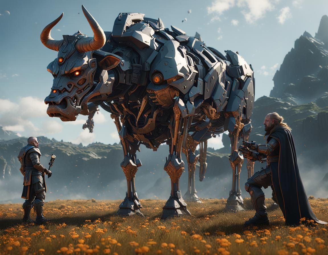 Sauron and Gandalf Share a Cow: Sci-Fi Rendering