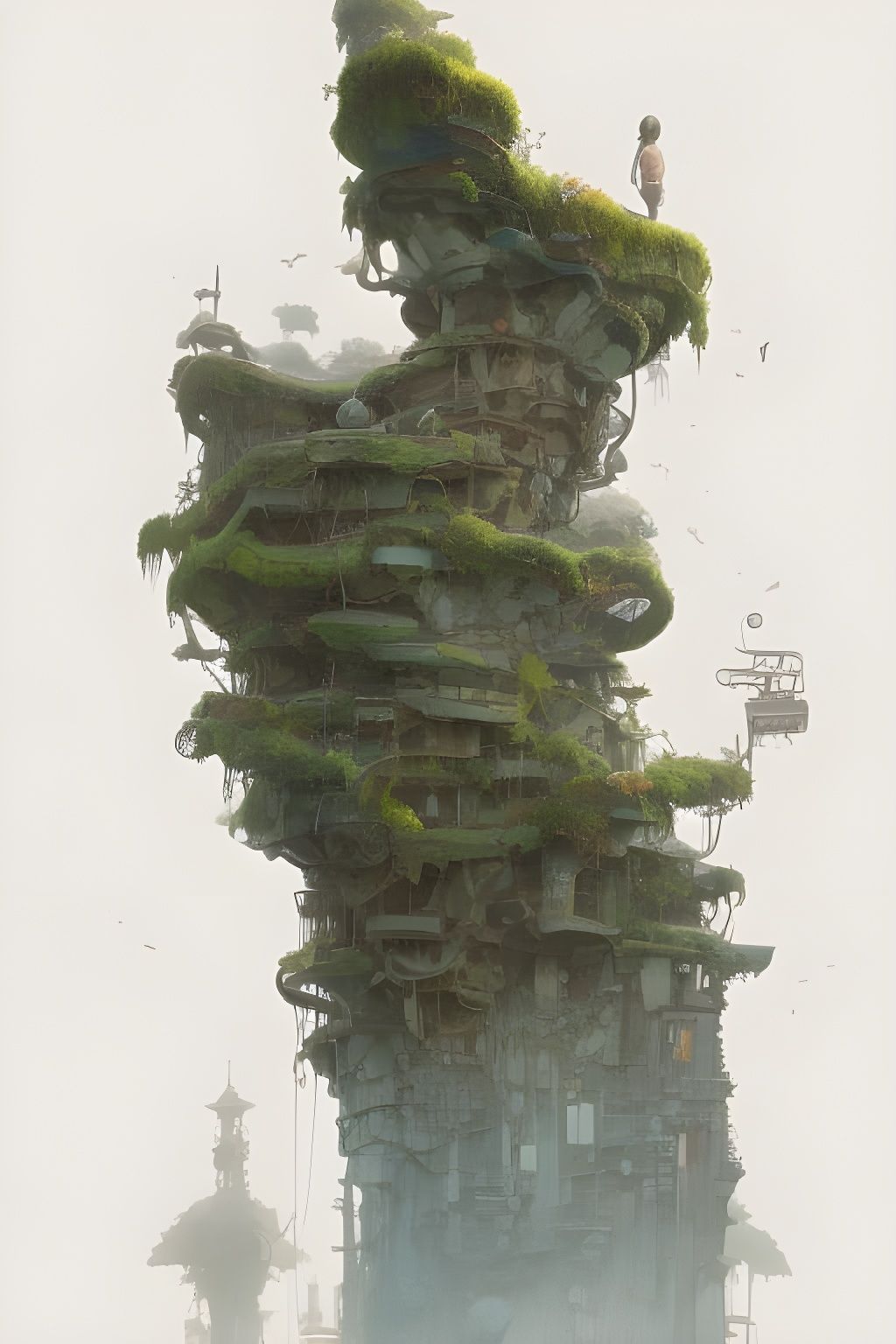 Weird Wobbly Slums and Nature in 3D