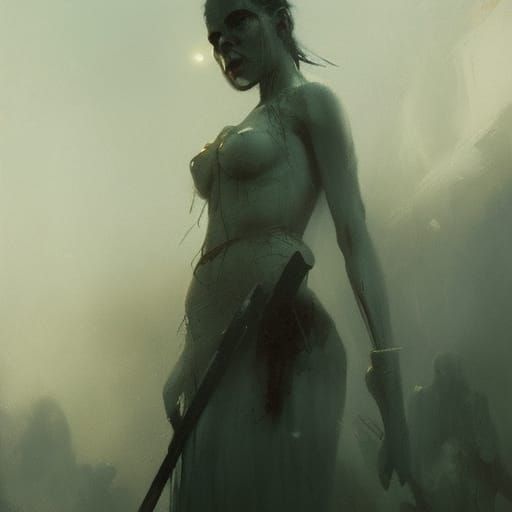 Sinister Shadows of Doubt: Dramatic Ominous Scene