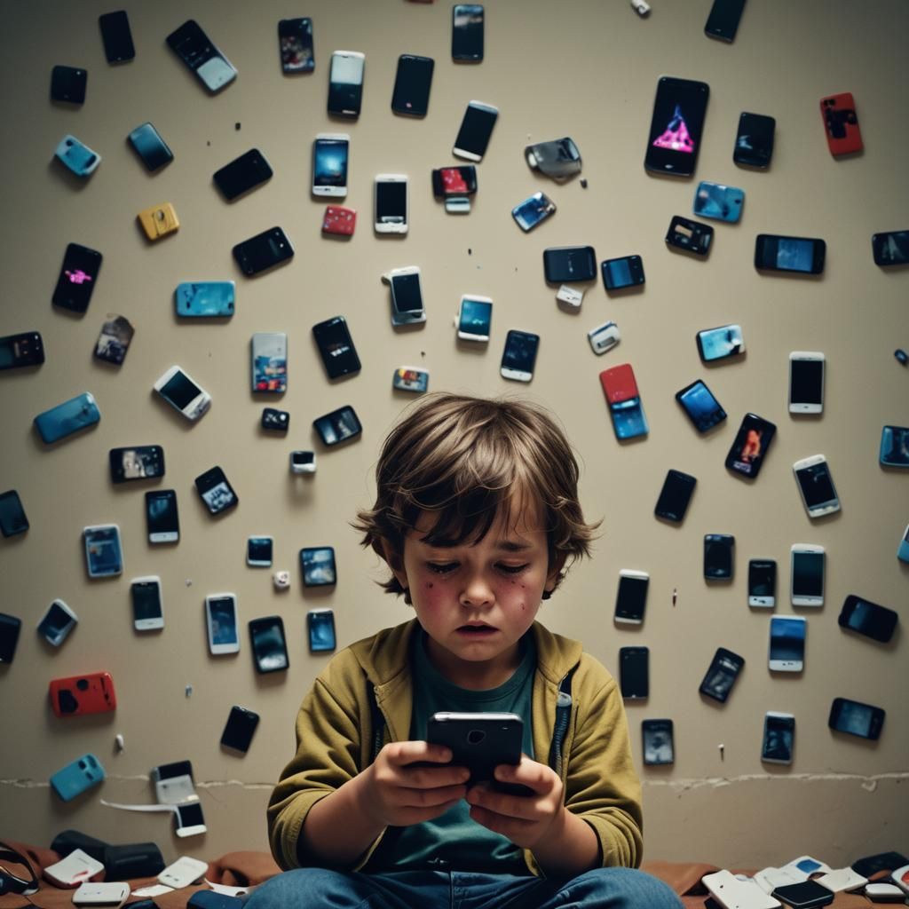 Child's Smartphone Addiction: A Cinematic Still