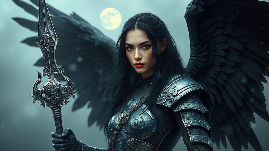 Ethereal Water Sculpture Goddess Unveils Majesty in Midnight...