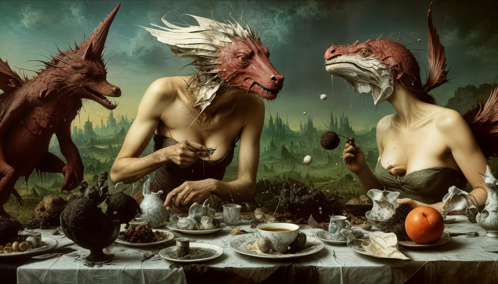 creative dynamic chaos creates spray of life and beauty in b...