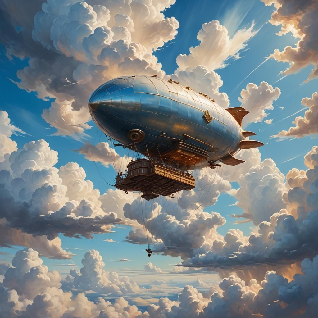 Cloud De-Barnacling, From An Air-Ship Base.....