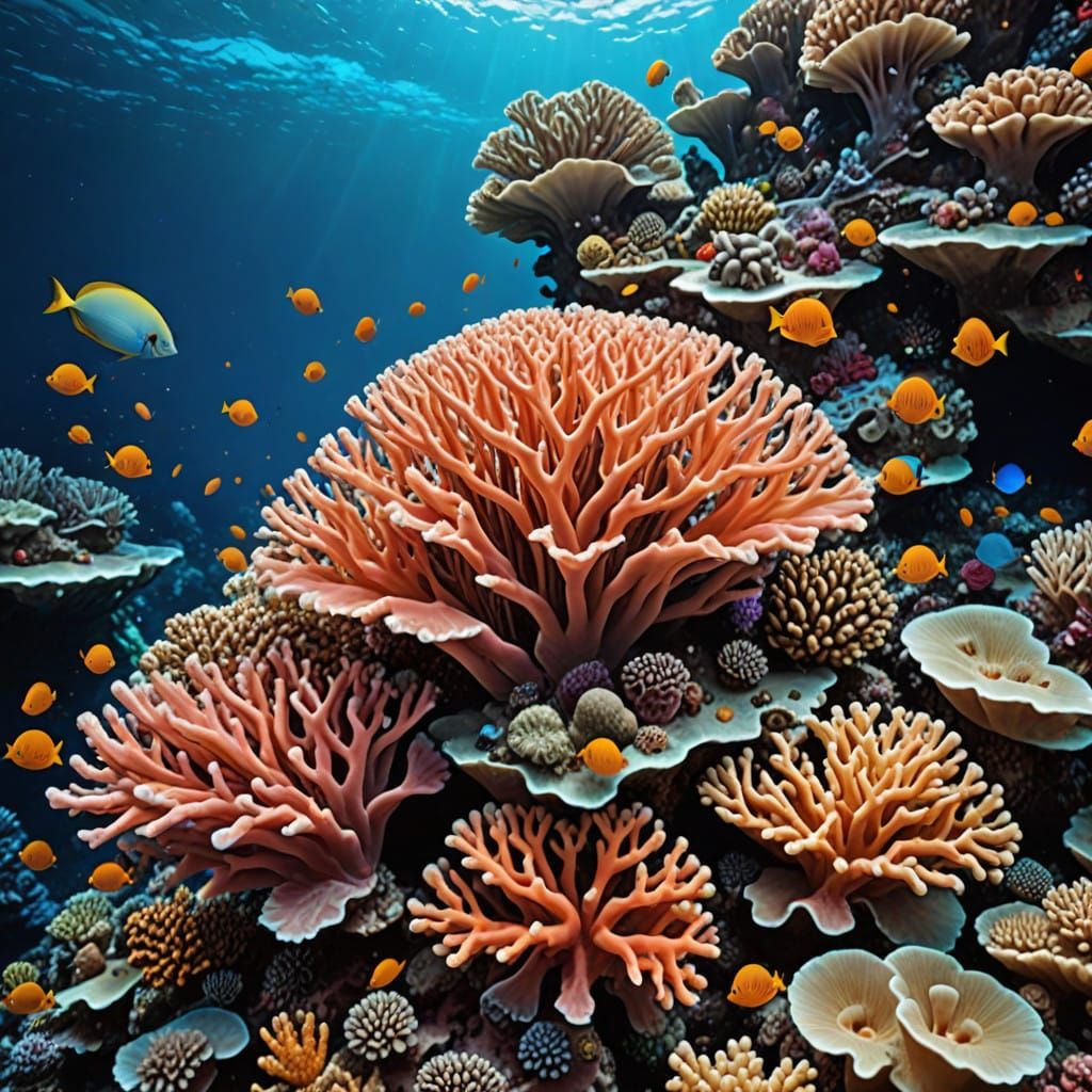 the underwater world is teeming with fascinating coral forma...