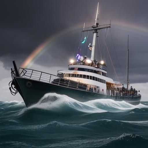 {
  "main_prompt": "Ein bezauberndes Boot, das wie ein schim...