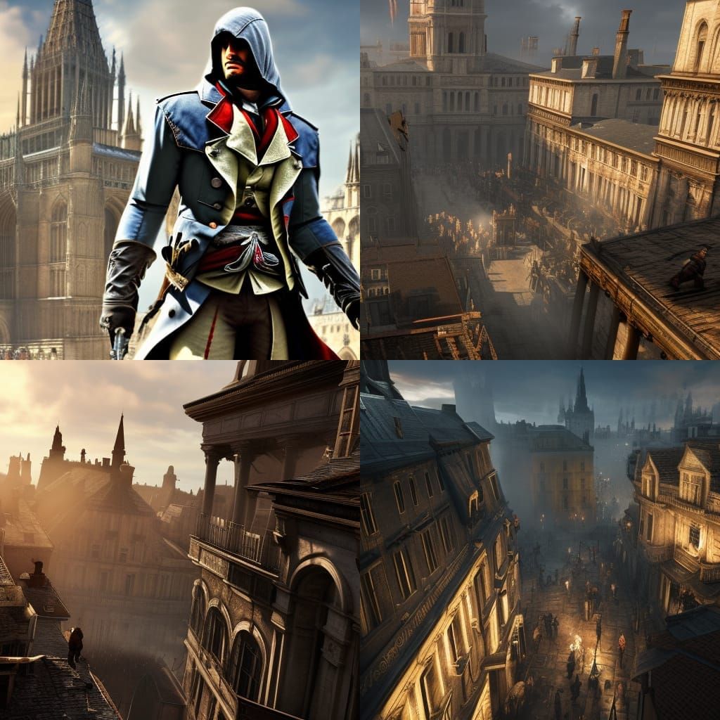 Steampunk Engine in Assassin's Creed Style