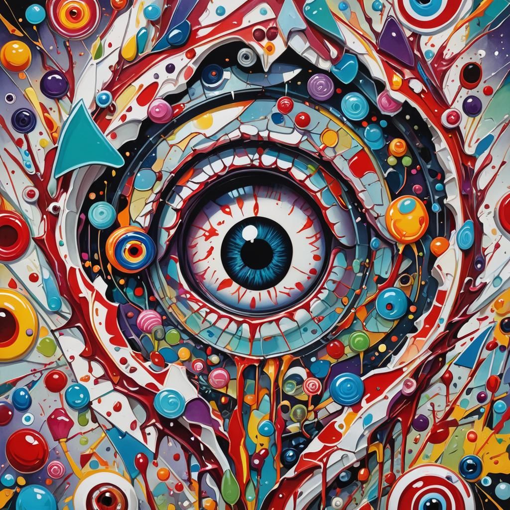 Disturbing Candyland: Cracked Mirror and Bloody Shards