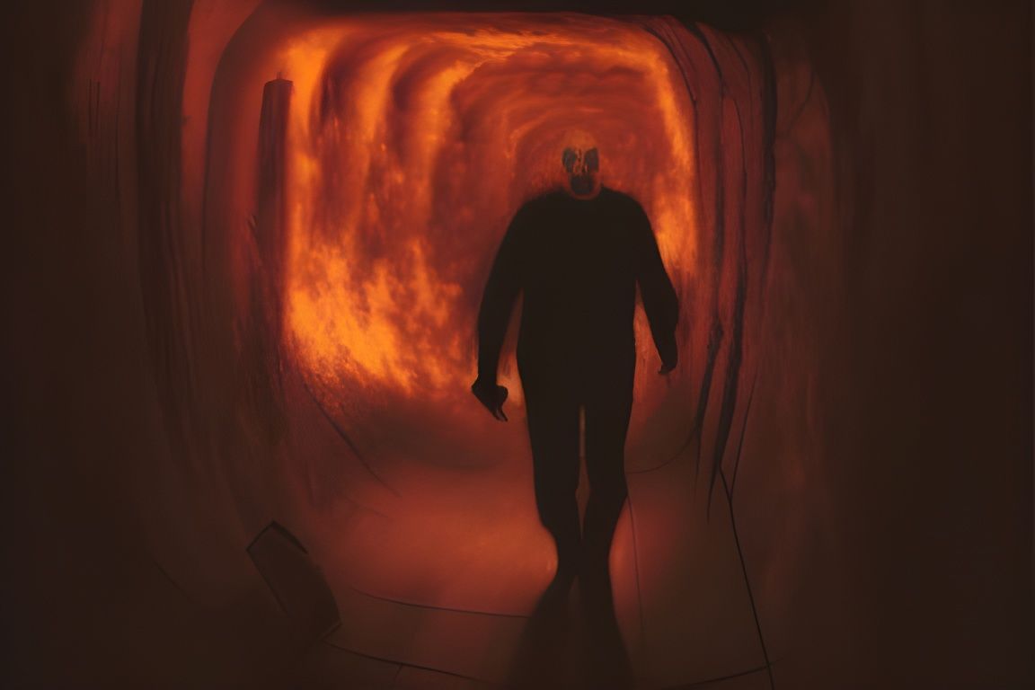 The Entrance to Hell: A Fiery Gateway