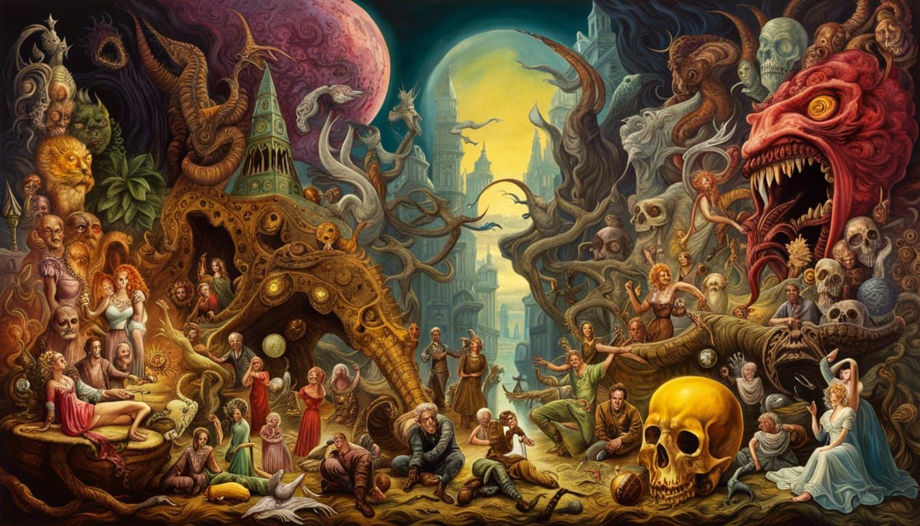 Surreal Seven Deadly Sins: Maximalist Horror