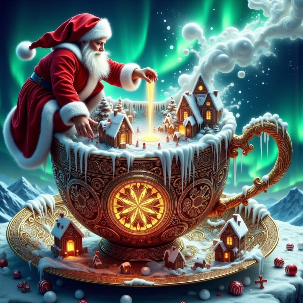 Santa's Magical Teacup Kingdom at the North Pole