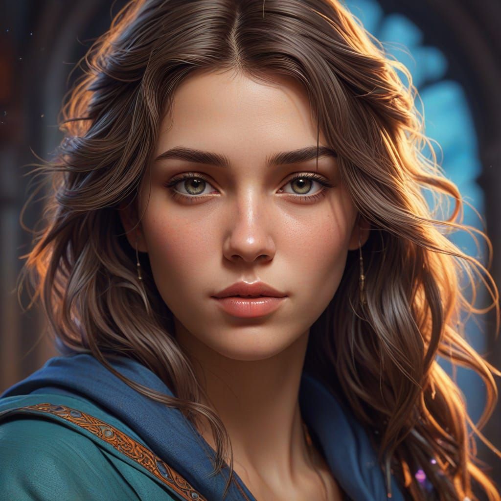 Women in a Modern Art Nouveau Aesthetic