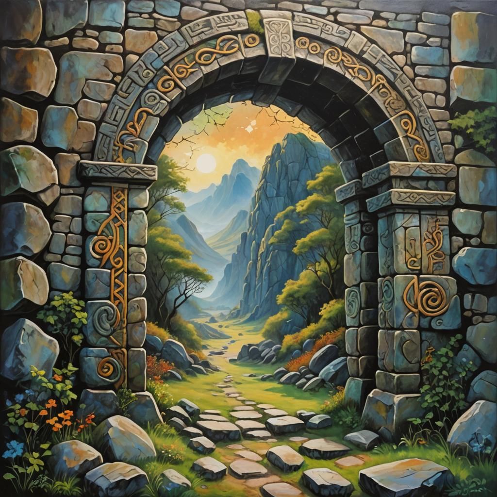 Ancient stone arch