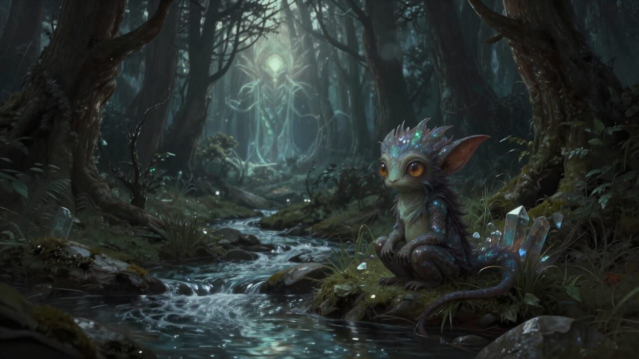 Mythic Creature in Eldritch Forest
