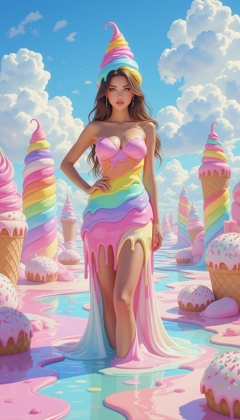 The queen of ice cream.