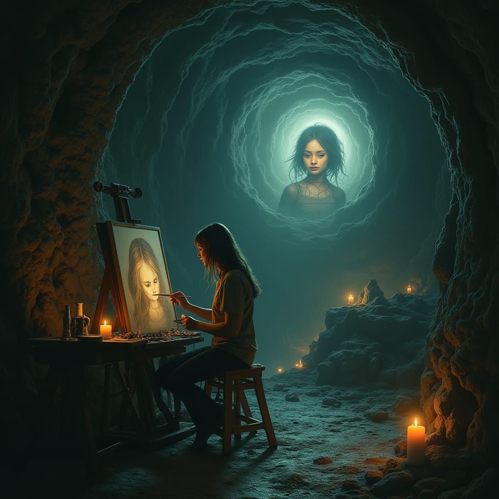 Mysterious Artist Captures Whispers of the Unknown in Surrea...