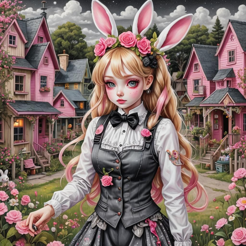 White Rabbit Alice&Wonderland (White Rabbit Rainbow High Dol...