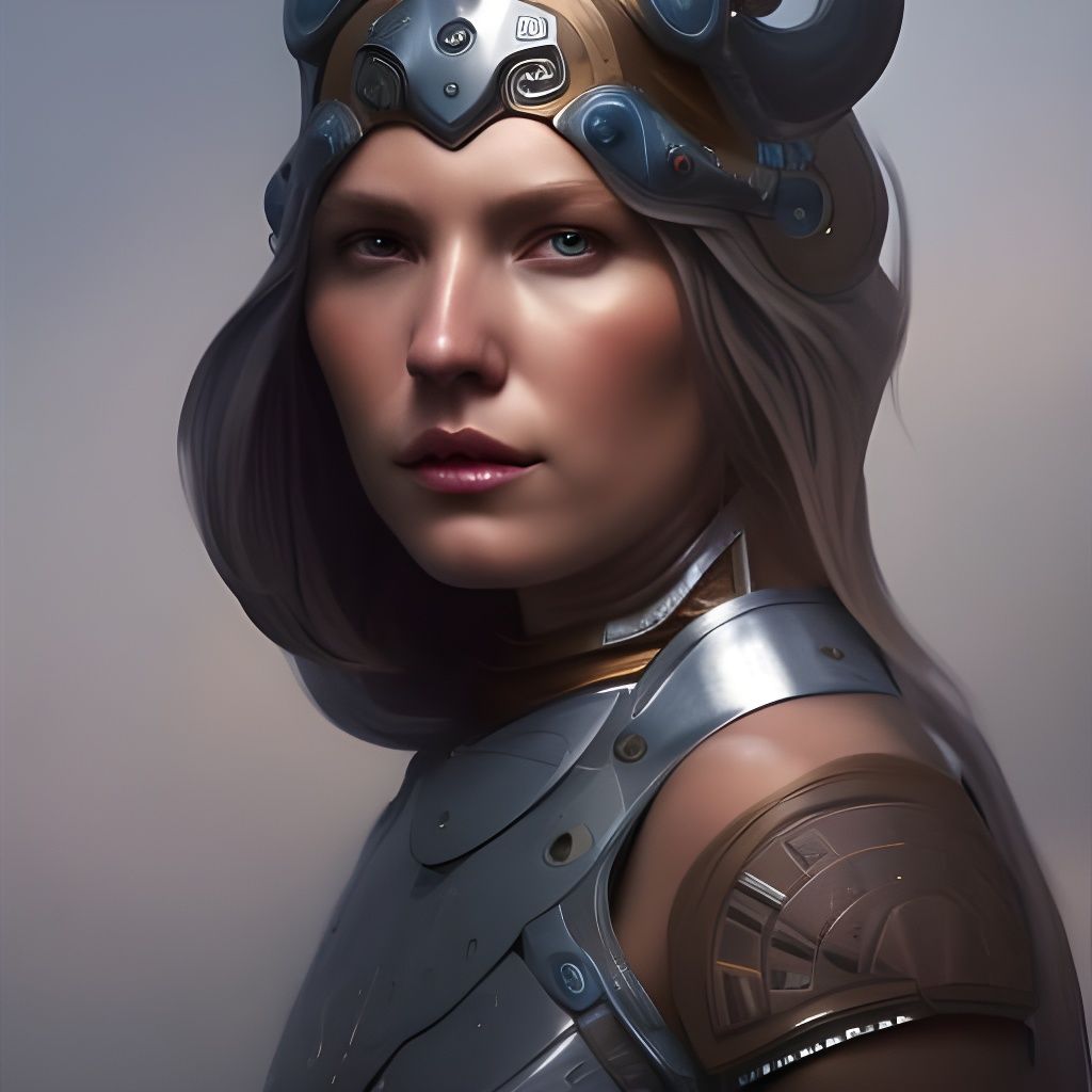 futuristic Viking woman 2