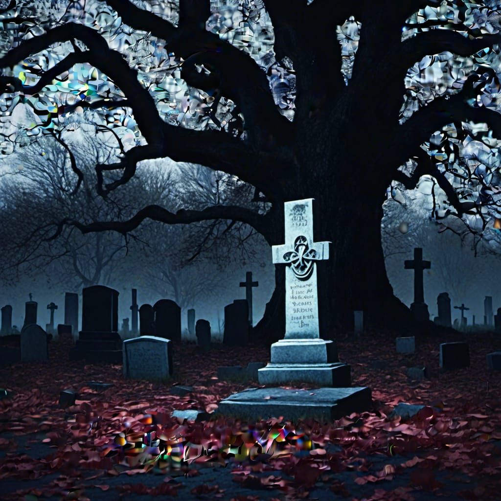 <lora:Cemetery:1.0>Alice in a Dark Wonderland