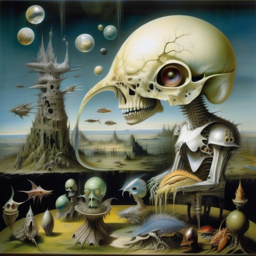 Cryptid Taxidermy Museum: Surreal Fantasy Painting