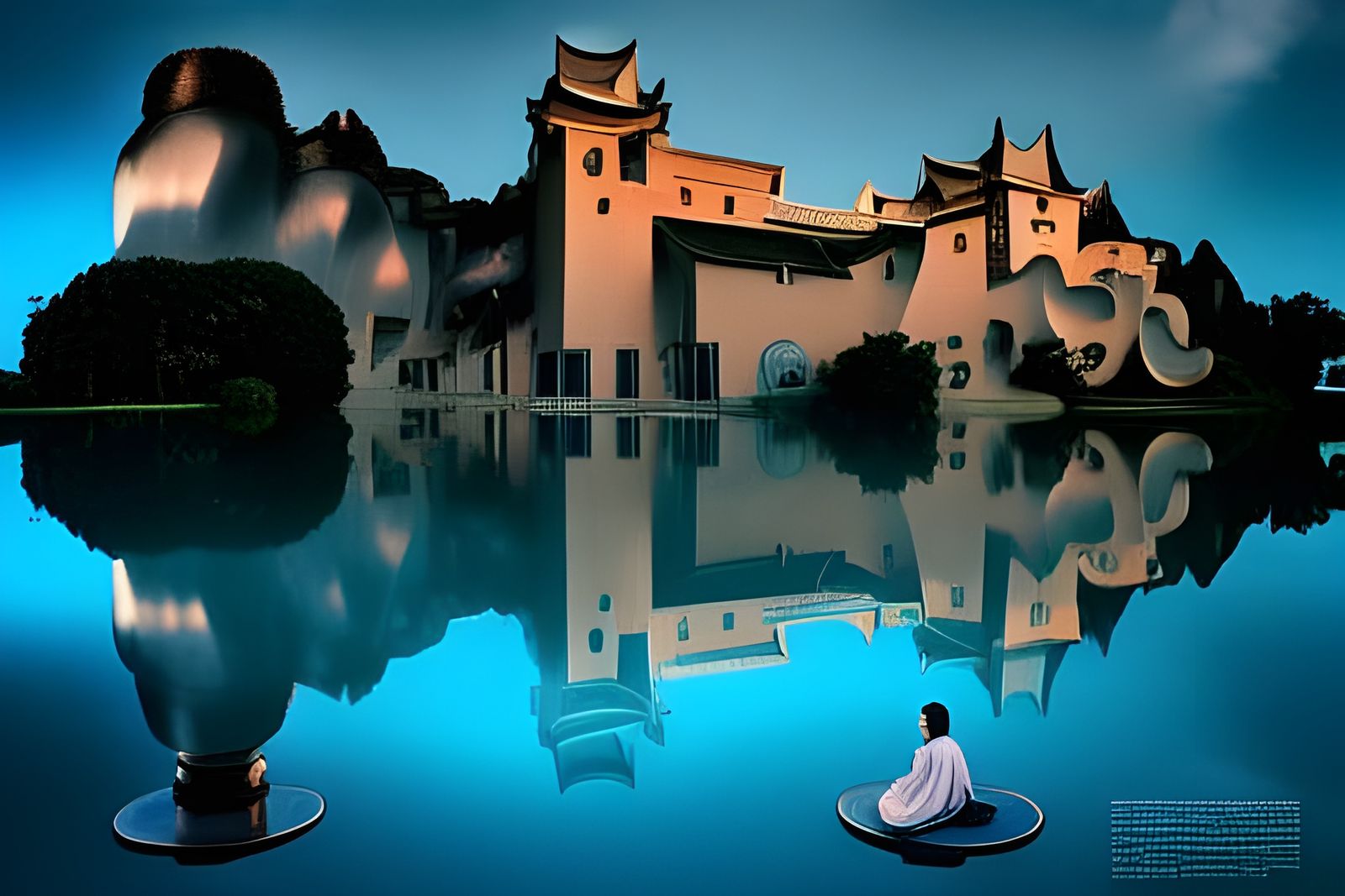 Monastic Life: A Surreal, Photorealistic Exploration