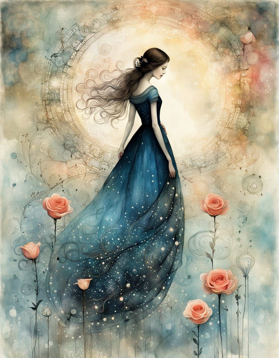 Midnight dream rose series