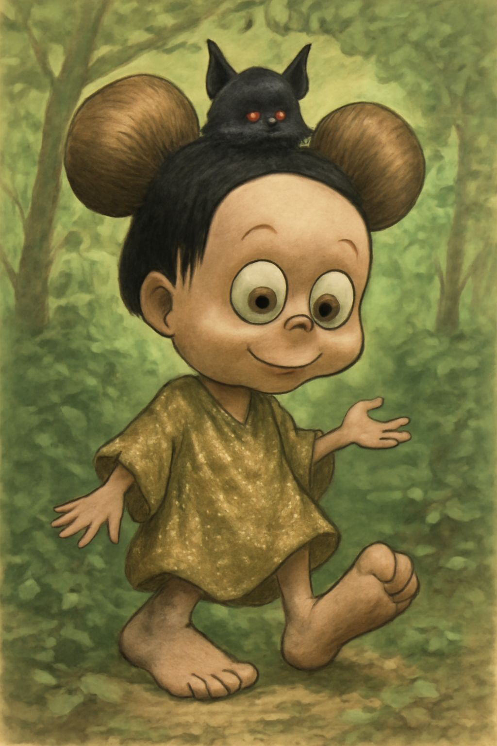 Loony-Buns in Spite of Furry Gothfather in the Understorey