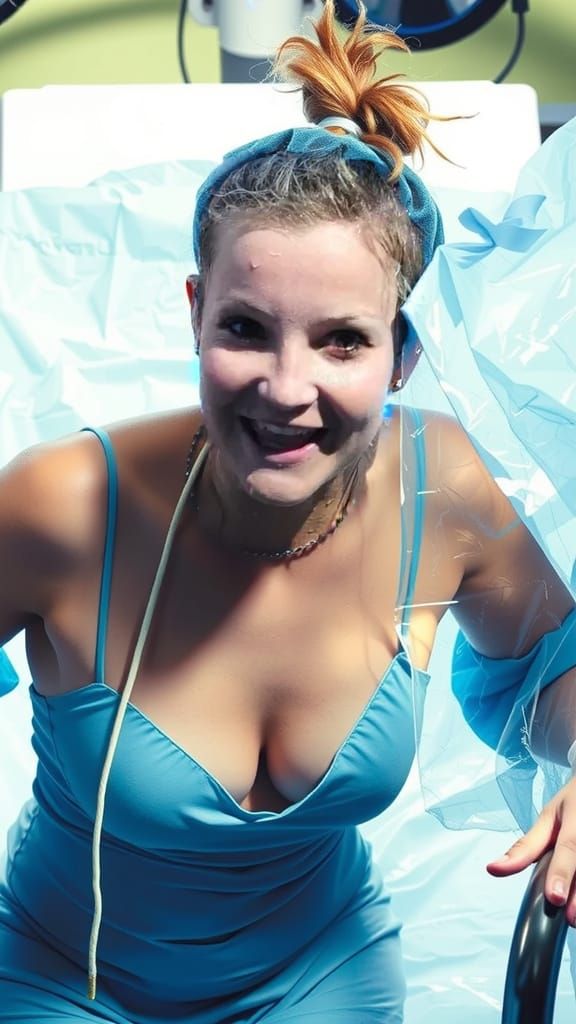 Helen Skelton in Hospital Operating Theatre