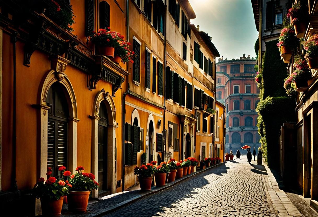 Gilded Age Man in Rome: Autochrome Photography