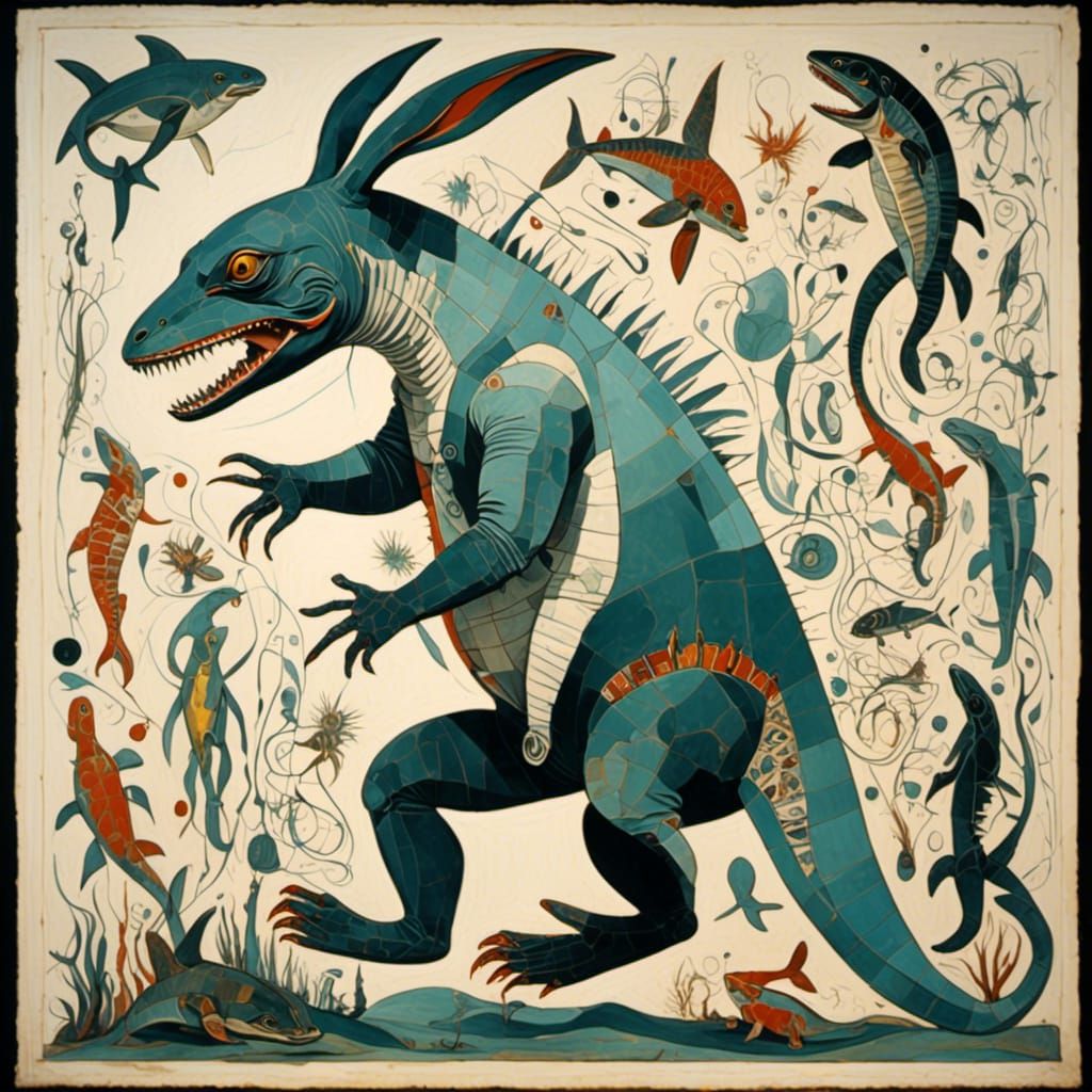 Abstract AI-Generated Composition