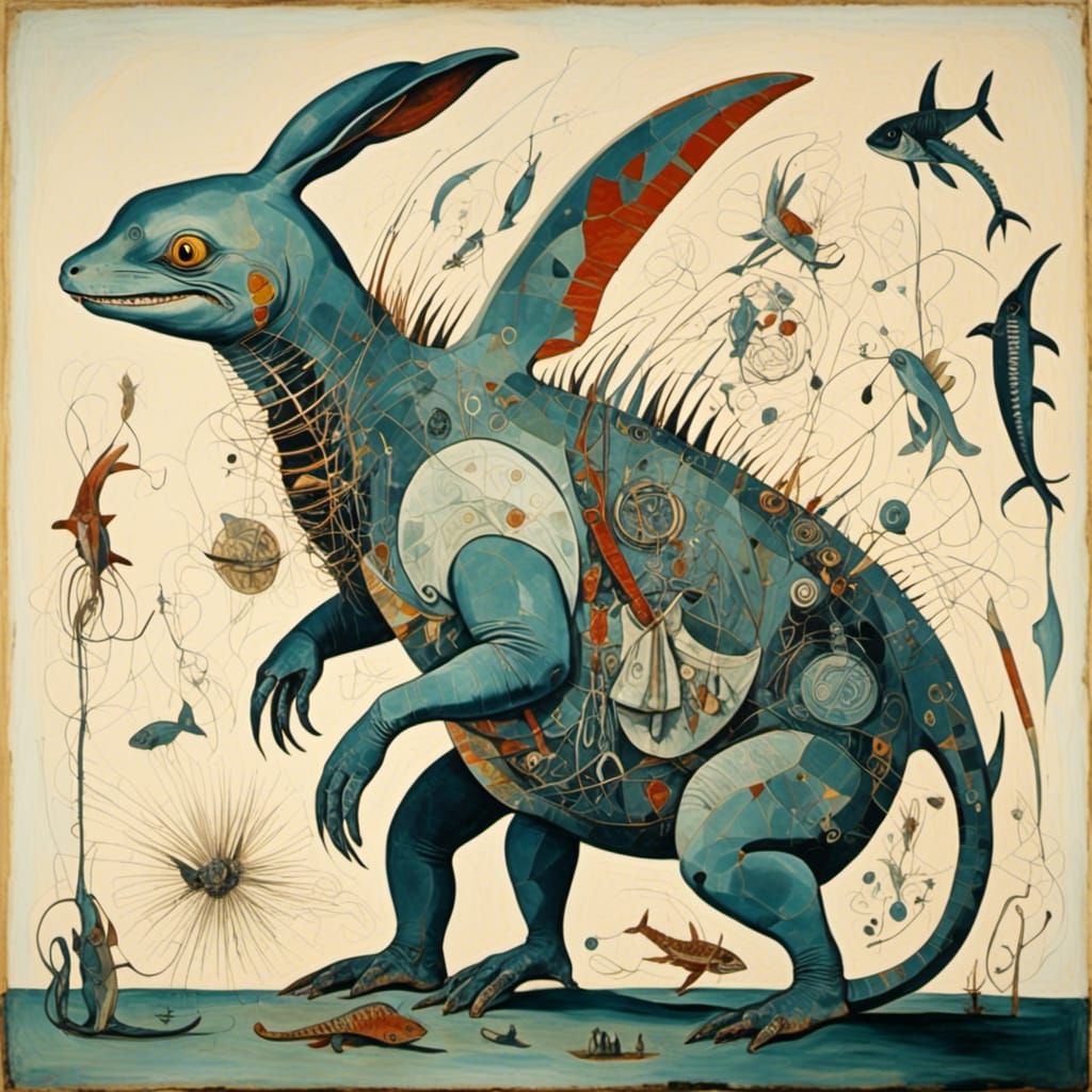 Leviathan Abyss: Dark AI Generated Landscape