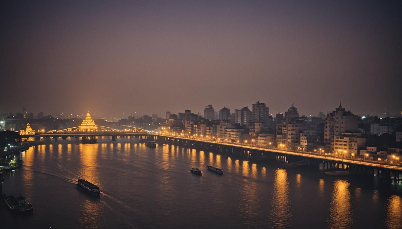 Night Skyline of Puri: A Tapestry of Twinkling Lights