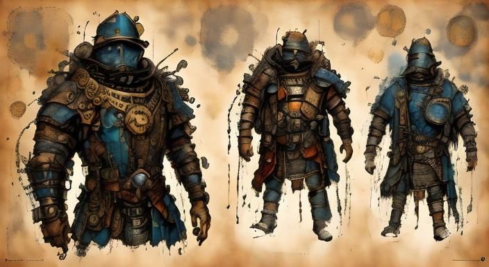 Steampunk City Encircles Earth: Comic Book Art