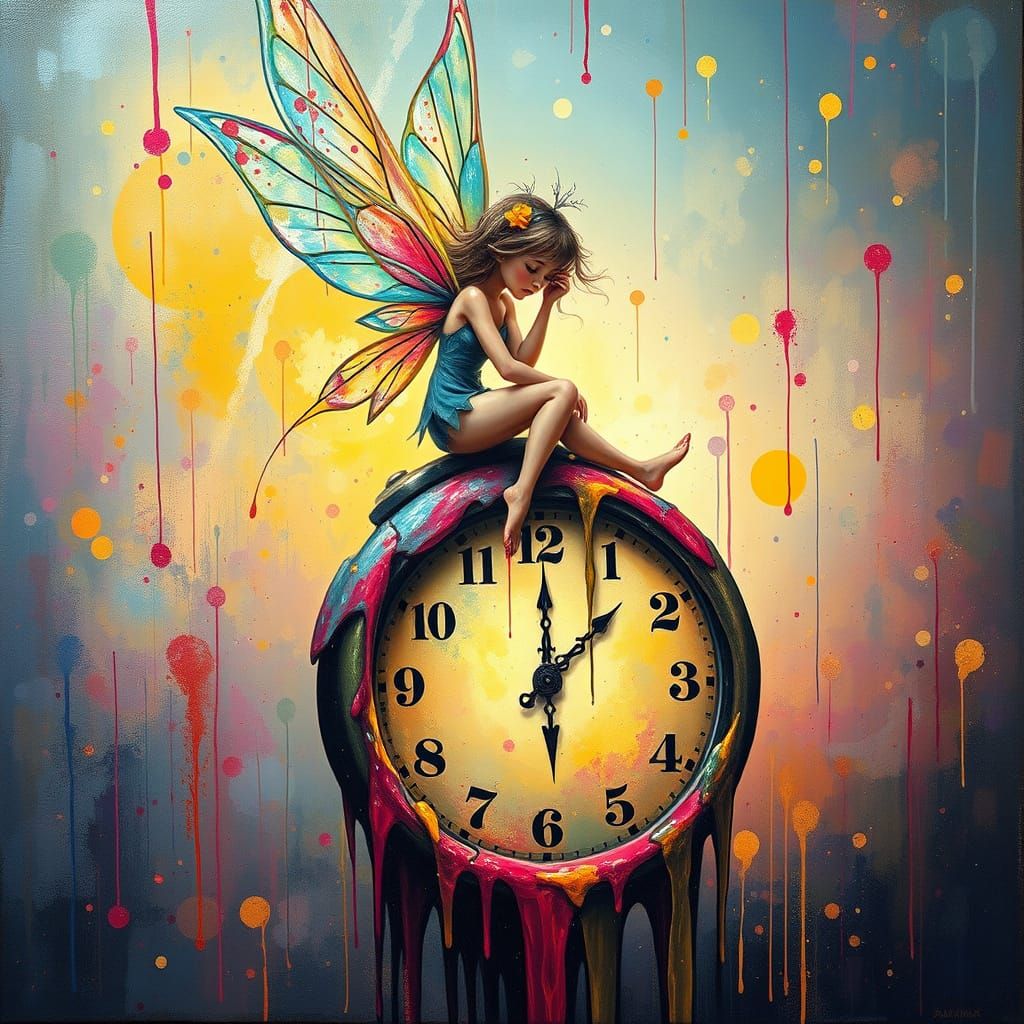 Drop by drop, time slips away