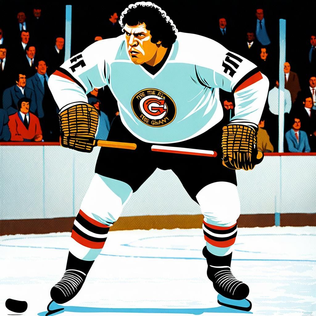 Andre the Giant Hockey Movie Poster Concept