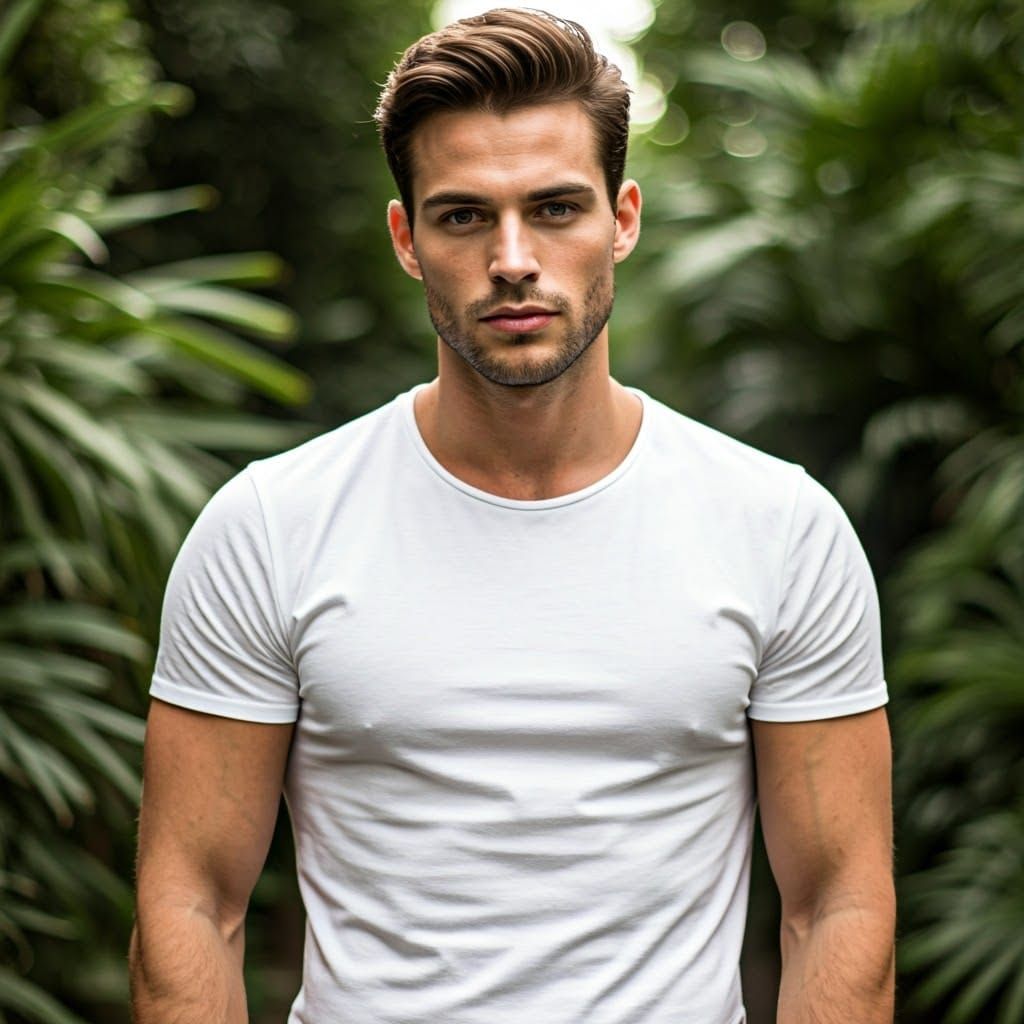 Chiseled Man in Natural Light