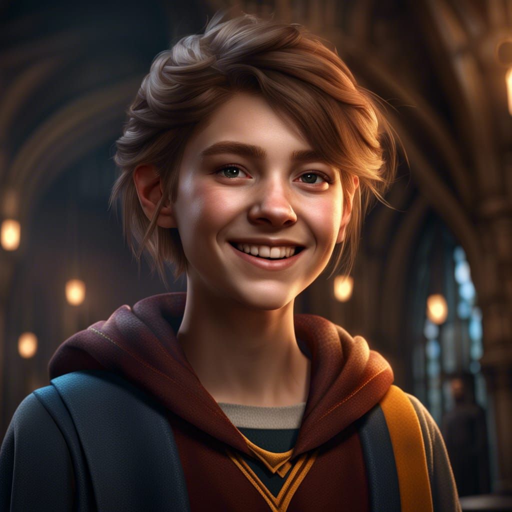 Hogwarts Tomboy: A Detailed Matte Painting