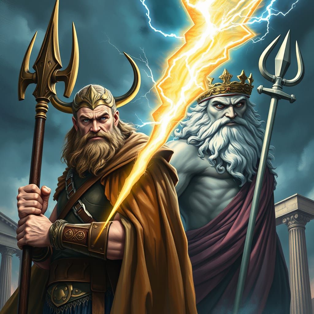 Odin vs Zeus: Gods of Wisdom and Fury