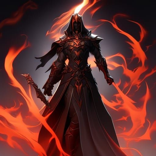 DeathReaper Portrait in Hyperdetailed Digital Art