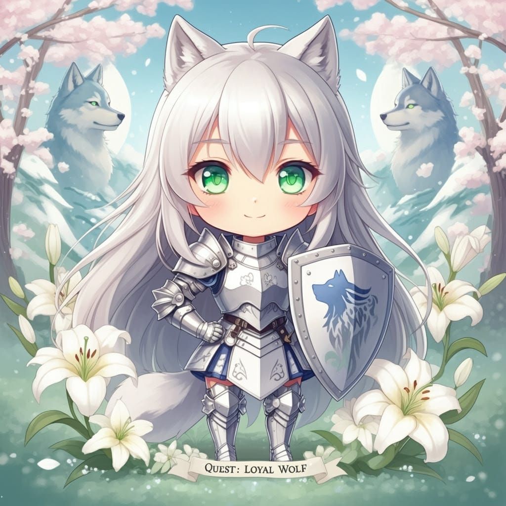 Wolfie Pack: Animal Expressions Quest’s Loyal Wolf Badge